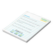 不機嫌サイエンティスト誕生日ノート紙リドルゲーム ノートパッド (回転)