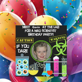 不機嫌サイエンティスト誕生日パーティー2招待状 招待状