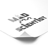 不機嫌サイエンティスト電気科学ビーカー フォトプリント            (角)