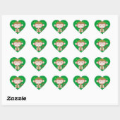 不機嫌サイエンティスト・モンキーステッカー ハートシール (シート)