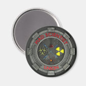 不機嫌サイエンティスト・ユニオン・マグネット マグネット (正面/裏面)