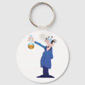 不機嫌サイエンティストKeychain キーホルダー (正面)