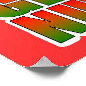 不機嫌サンタポスター ポスター (角)