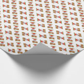 不機嫌サンタ ラッピングペーパー (角)