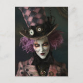 不機嫌スチームパンクファンタジーマン ポストカード (正面)