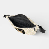 不機嫌タビーキャットポートレート絵を描ズキュートオリジナルアート ファニーパック (見開き)