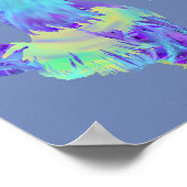 不機嫌チキンレディおもしろいオスタースローガン ポスター (角)