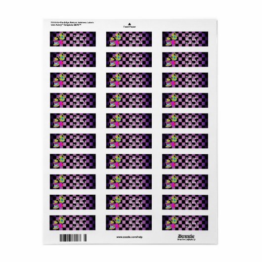 不機嫌ティーパーティーお洒落ワンダーランド住所 シール (フルシート)