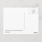 不機嫌ティーパーティーはがき ポストカード (裏面)