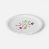 不機嫌ティーパーティーワンダーランド誕生日プレート ペーパープレート (アングル)