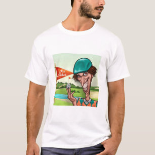 不機嫌トランプのポーカーゴルフパッツォメンズTシャツ Tシャツ