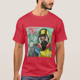 不機嫌トランプのポーカーCovidメンズシャツ Tシャツ