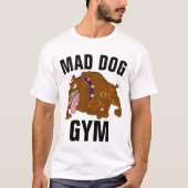 不機嫌ドッグジムTシャツ Tシャツ (正面)