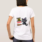 不機嫌ネコの魔法の魔術! Tシャツ (裏面)