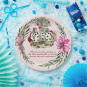 不機嫌ハッタアリスヴィンテージティーパーティーブライダルシャワー ペーパープレート (パーティー)