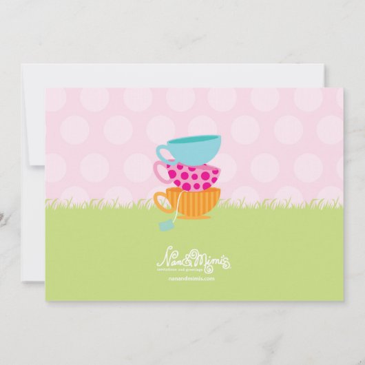 不機嫌ハッタティーバースデーパーティ招待状 招待状 (裏面)