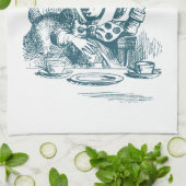 不機嫌ハッタティーパーティー キッチンタオル (折り畳み)