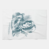 不機嫌ハッタティーパーティー キッチンタオル (横)