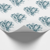 不機嫌ハッタティーパーティー ラッピングペーパー (角)