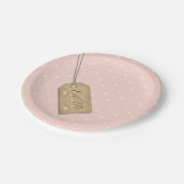 不機嫌ハッタティー食べパーティーミーラベル ペーパープレート (アングル)