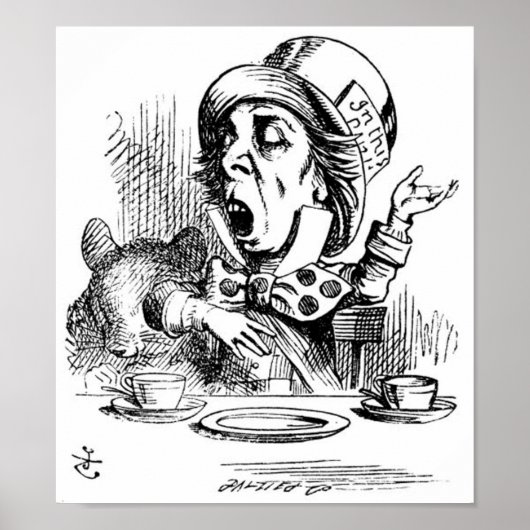 不機嫌ハッターとヤマネ ポスター (正面)