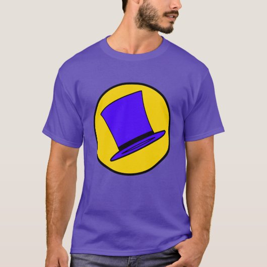 不機嫌ハッターのスーパーヒーローTシャツ Tシャツ (正面)