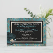 不機嫌ハッターアリスインワンダーランドブライダルシャワー 招待状 (スタンド正面)