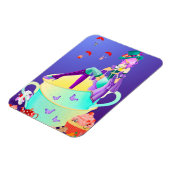 不機嫌ハッターインティーカップ マグネット (左側)