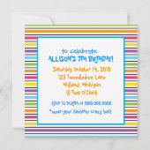 不機嫌ハッターズティーパーティの招待状 招待状 (裏面)