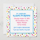 不機嫌ハッターズティーパーティの招待状 招待状 (裏面)