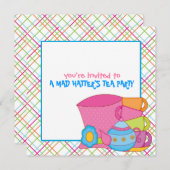不機嫌ハッターズティーパーティの招待状 招待状 (正面/裏面)