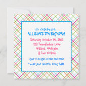 不機嫌ハッターズティーパーティの招待状 招待状 (裏面)