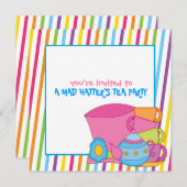 不機嫌ハッターズティーパーティの招待状 招待状 (正面/裏面)