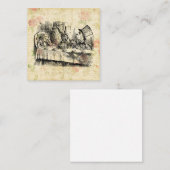 不機嫌ハッターズティーパーティーアリスインワンダーランドアート エンクロージャーカード (正面/裏面)