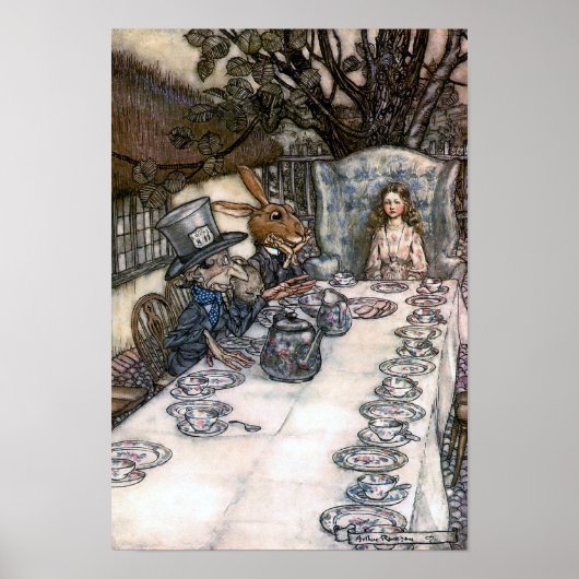 不機嫌ハッターズティーパーティー ポスター (正面)