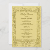 不機嫌ハッターズワンダーランドティーパーティーベビーシャワー 招待状 (裏面)