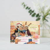 不機嫌ハッターティーアリスinワンダーランド誕生日パーティー 招待状 (スタンド正面)