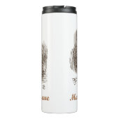 不機嫌ハッタートゥザレスキューWonderland気持ち タンブラー (裏面)