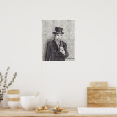 不機嫌ハッターポスター不機嫌ハッターアートワンダーランドアート ポスター (キッチン)