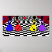 不機嫌ハッターレディースインウェイティング ポスター (正面)