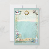 不機嫌ハッターワンダーランドティーパーティーありがとう サンキューカード (裏面)