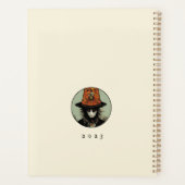 不機嫌ハッターヴィンテージお洒落インスパイアタロット プランナー手帳 (裏面)