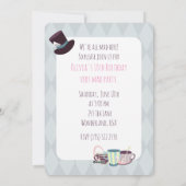 不機嫌ハッター誕生日ティーパーティー シーズンカード (裏面)