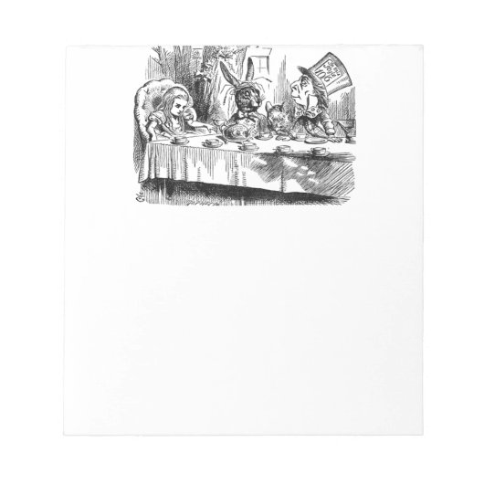 不機嫌ハッター ノートパッド (正面)