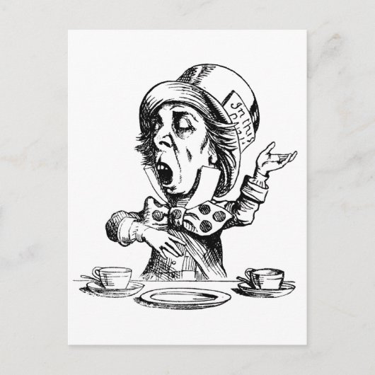 不機嫌ハッター ポストカード (正面)