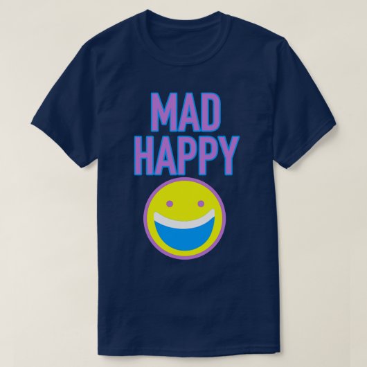 不機嫌ハッピー Tシャツ (デザイン正面)