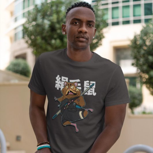 不機嫌ハムスターサムライ Tシャツ