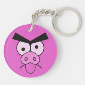 不機嫌ピグキーチェーン キーホルダー (裏面)