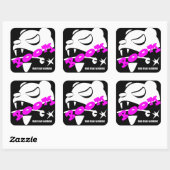 不機嫌ベア スクエアシール (シート)