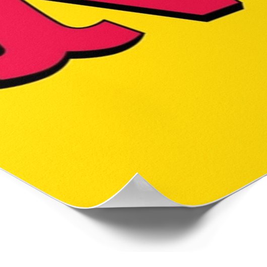 不機嫌マガジンステッカーマスク ポスター (角)